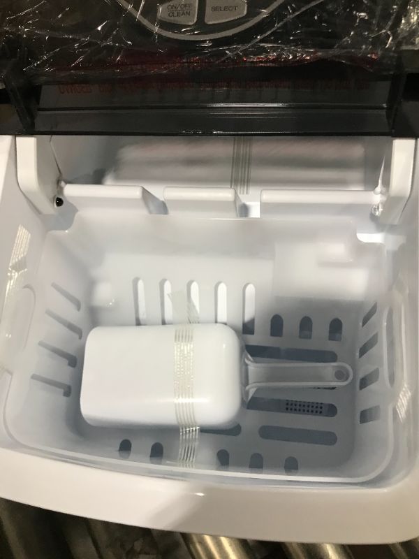 Photo 1 of Silonn Ice Makers Countertop, 9 Cubes Ready in 6 Mins, 26lbs in 24Hrs, Self-Cleaning Ice Machine with Ice Scoop and Basket