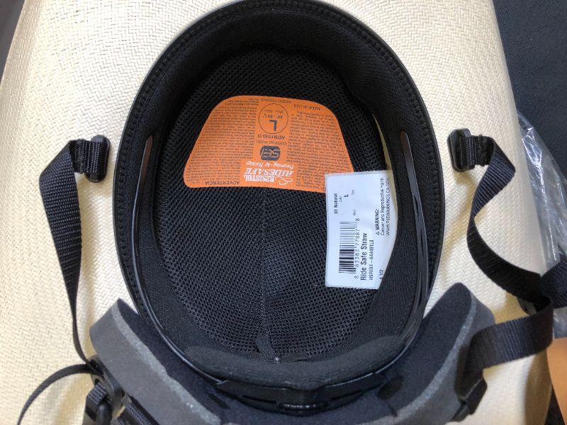 Photo 1 of RESISTOL Mens HSRIDE-644481 Ride Safe Straw Helmet L Natural
18X18X12 INCHES
