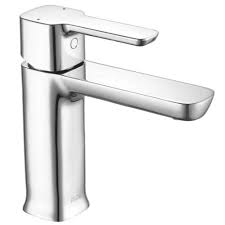 Photo 1 of Modern Low Flow Project Pack Single Hole Single-Handle Bathroom Faucet in Chrome
