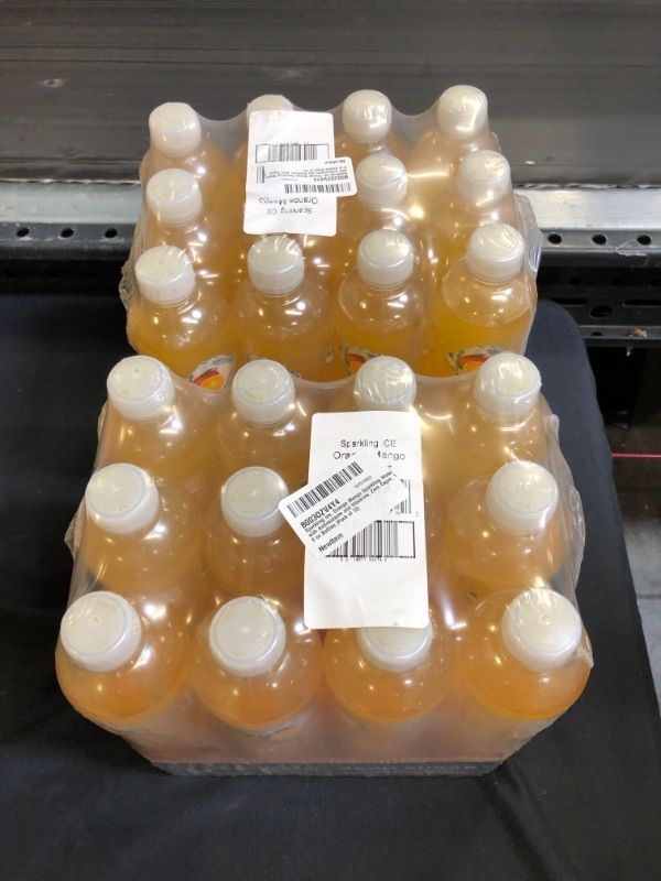 Photo 2 of (BEST BY JULY-AUG 2022)Sparkling Ice, Orange Mango Sparkling Water, Zero Sugar Flavored Water, with Vitamins and Antioxidants, Low Calorie Beverage, 17 fl oz Bottles 2 PACKS OF 12
