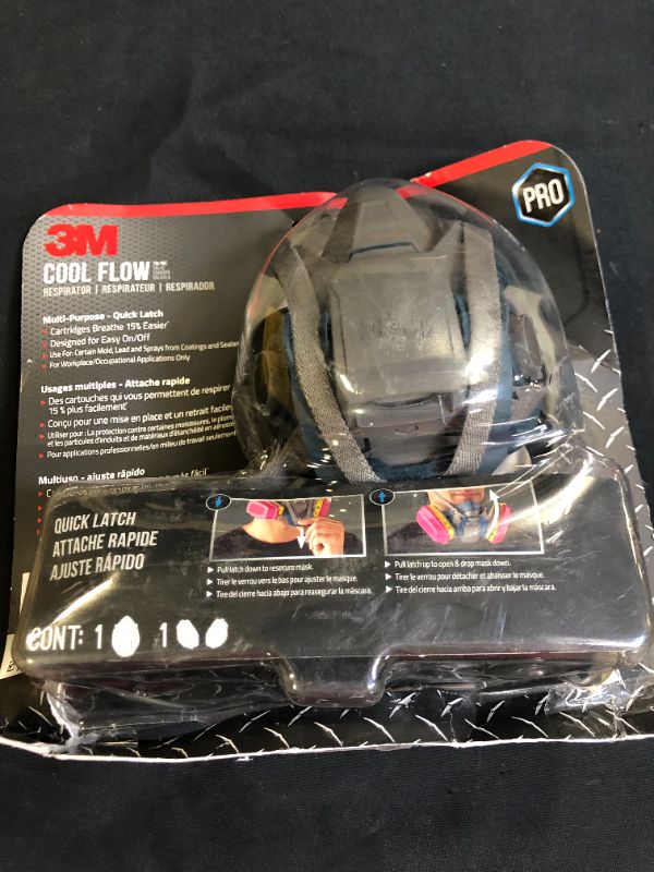 Photo 3 of 3M
OV/AG P100 Pro Multi-Purpose Reusable Respirator with Quick Latch, Size Medium (EXP: MARCH 2027, BOX IS DAMAGED, DIRT ON ITEM)
