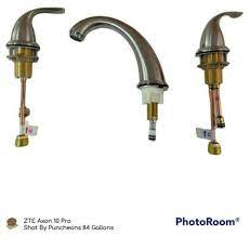 Photo 1 of DALMO Widespread 3-Hole Bathroom Sink Faucet (DBWF01DR