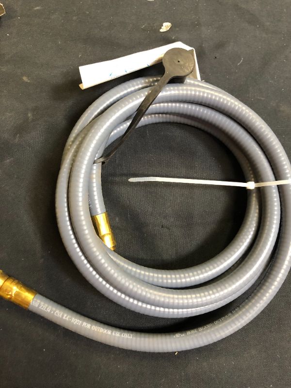 Photo 1 of 10 ft. Natural Gas Hose (BOX IS DAMAGED)
