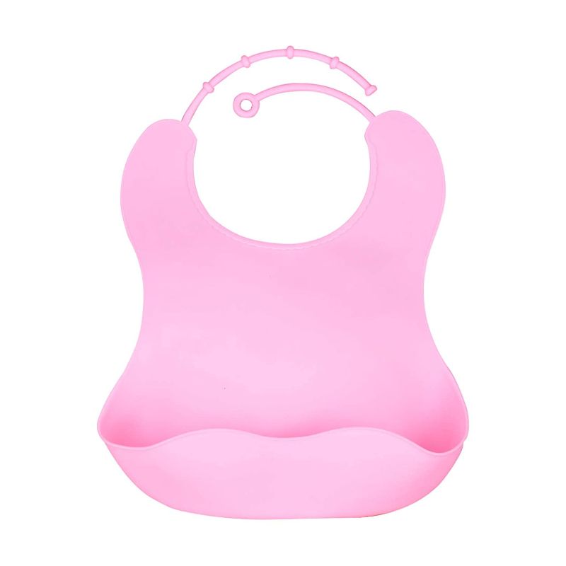 Photo 1 of Dreamslink Baby Drool Bibs for Drooling and Teething, Pink
2 PACK