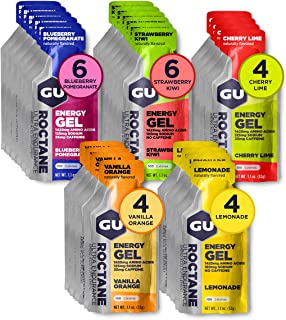Photo 1 of GU Energy Roctane Ultra Endurance Energy Gel, 24-Count, Quick On-The-Go Fuel, Fast Acting Sports Nutrition for Running and Cycling, Assorted Flavors (Packaging May Vary)
best by aug 2022