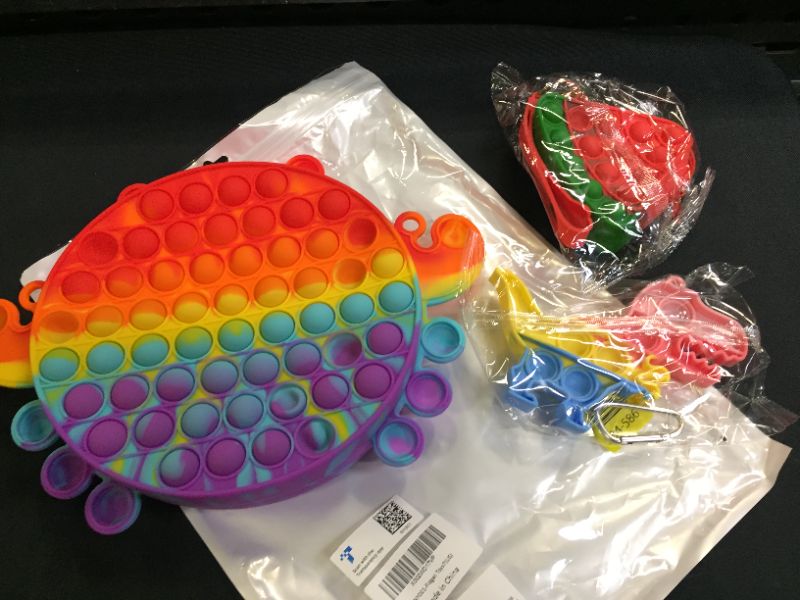 Photo 1 of HAJACK Pop Purse for Girls, Pop Fidget Toys Bag Pack with Push Bubble Keychain, Big Silicone Crossbody Bag & Coin Purse, Autistic Sensory Toys for Stress Relief, Fidget for Party Favors & Kids’ Reward
