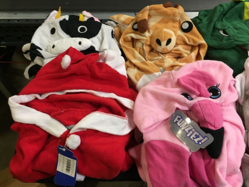 Photo 4 of 6 PC ADULT ONESIES VARIOUS SIZES AND STYLES SIZE XS-XL BUY AS IS (ITEMS IS USED AND SOME MINOR STAINS)