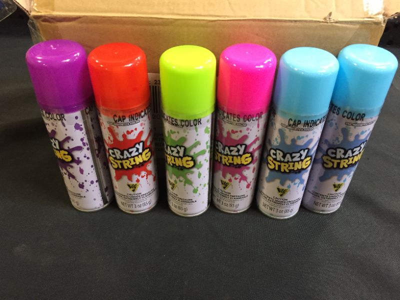 Photo 1 of 24 PC 3 oz  CRAZY STRING BOTTLES VARIOUS COLORS 