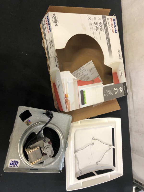 Photo 1 of Broan Qk60 Quickit Ventilation Fan Upgrade Kit
