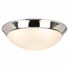 Photo 1 of Chelwood 13 in. Chrome Selectable LED Flush Mount
