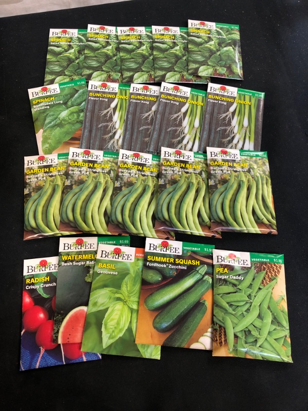 Photo 1 of 20PC LOT, VARIOUS SEEDS FOR PLANTING, SELL BY 11/22