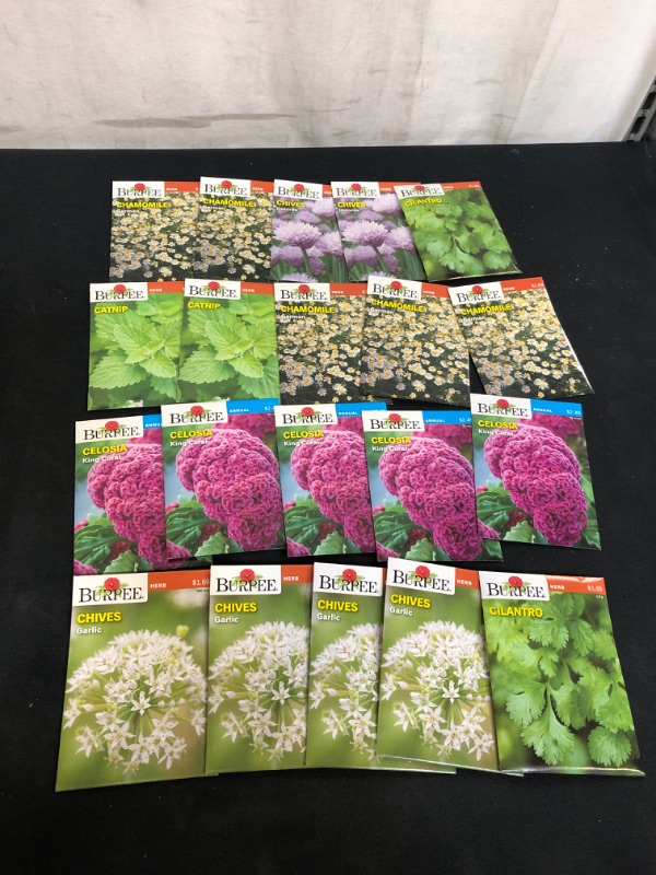 Photo 1 of 20PC LOT, VARIOUS SEEDS FOR PLANTING, SELL BY 11/22