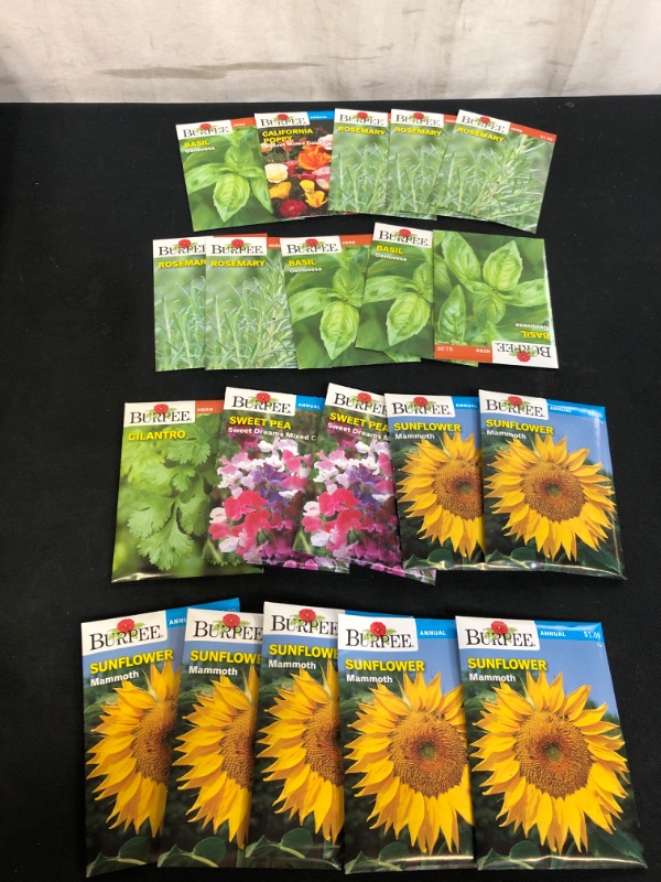 Photo 1 of 20PC LOT, VARIOUS SEEDS FOR PLANTING, SELL BY 11/22