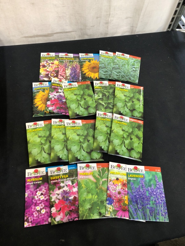Photo 1 of 20PC LOT, VARIOUS SEEDS FOR PLANTING, SELL BY 11/22