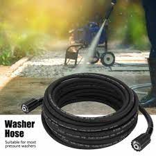 Photo 1 of 50FT x 1/4 Inch Pressure Washer Hose, M22 14MM
