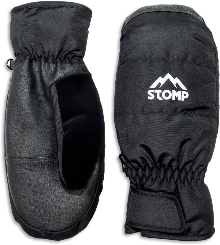 Photo 1 of STOMP Waterproof Ski/Snow Gloves Mitten Winter Warm Snowboard Snowmobile Cold Weather Mittens
 SIZE L Q