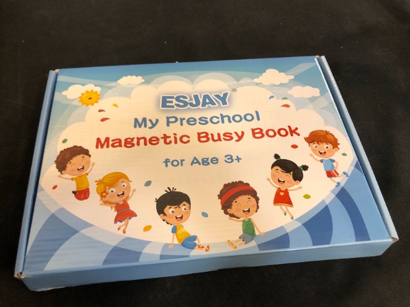 Photo 3 of Esjay Busy Book for Toddlers, Magnetic Preschool Learning Activities, Montessori Toys Educational, Autism Sensory Toys with 8 Colored Markers
--- Factory Sealed --- 