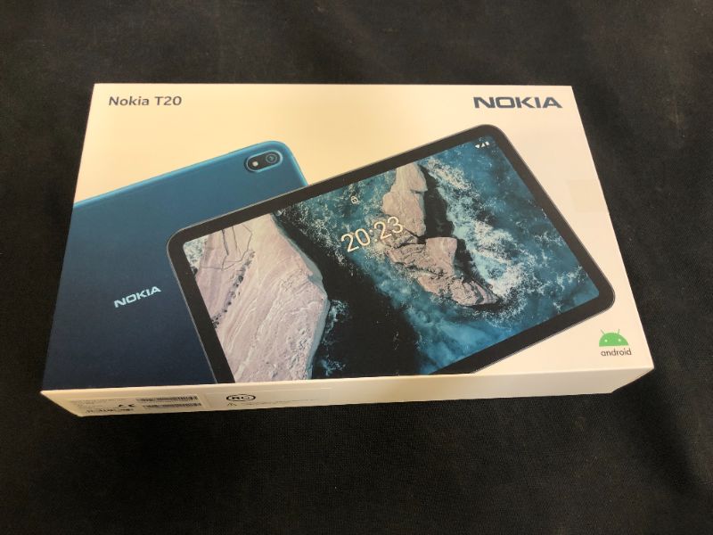 Photo 4 of Nokia T20 | Android 11 | 10.36-Inch Screen | Tablet | US Version | 4/64GB | 8MP Camera | Ocean Blue
--- Factory Sealed --- 