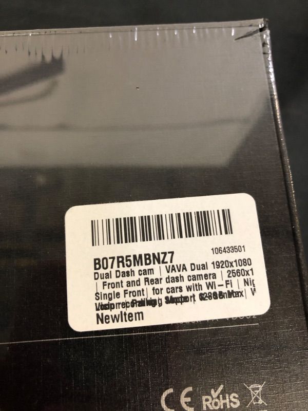 Photo 3 of VAVA 2560x1440P Single Front Dual 1920x1080P FHD Front and Rear Dash Camera with Wi-Fi, Night Vision, Parking Mode, G-Sensor, WDR, Loop Recording for Cars

