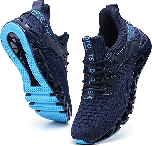 Photo 1 of Ezkrwxn Mens Running Shoes Non Slip Athletic Tennis Walking Fashion Sneakers
 SIZE 8 