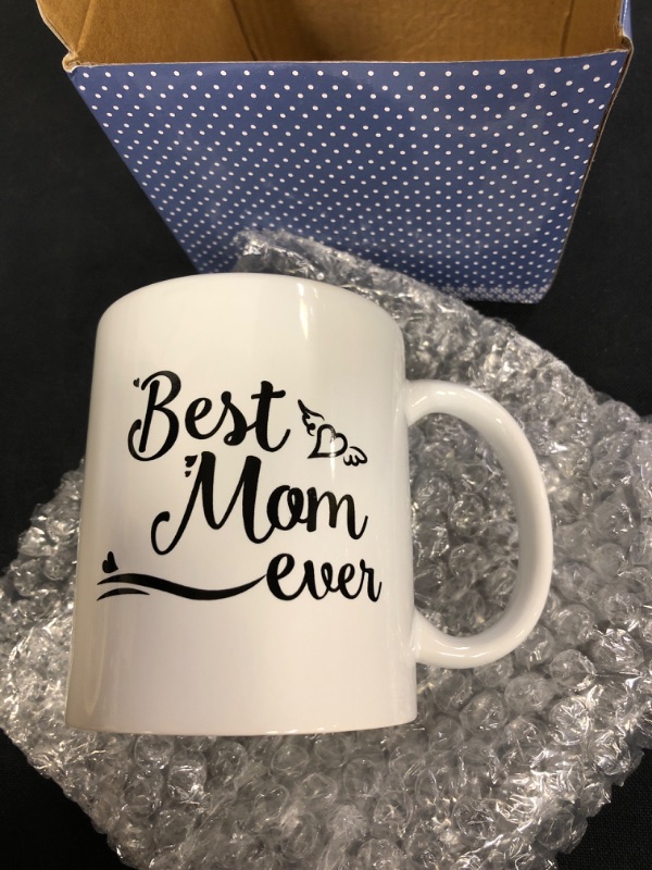 Photo 2 of Best Mom Ever Coffee Mug - Best Mom Gifts - Gifts for Mom - Mother Mothers Day Mom Gifts from Daughter Son - Birthday Gifts Coffee Mugs for mom 11Oz Mom Coffee Mug
