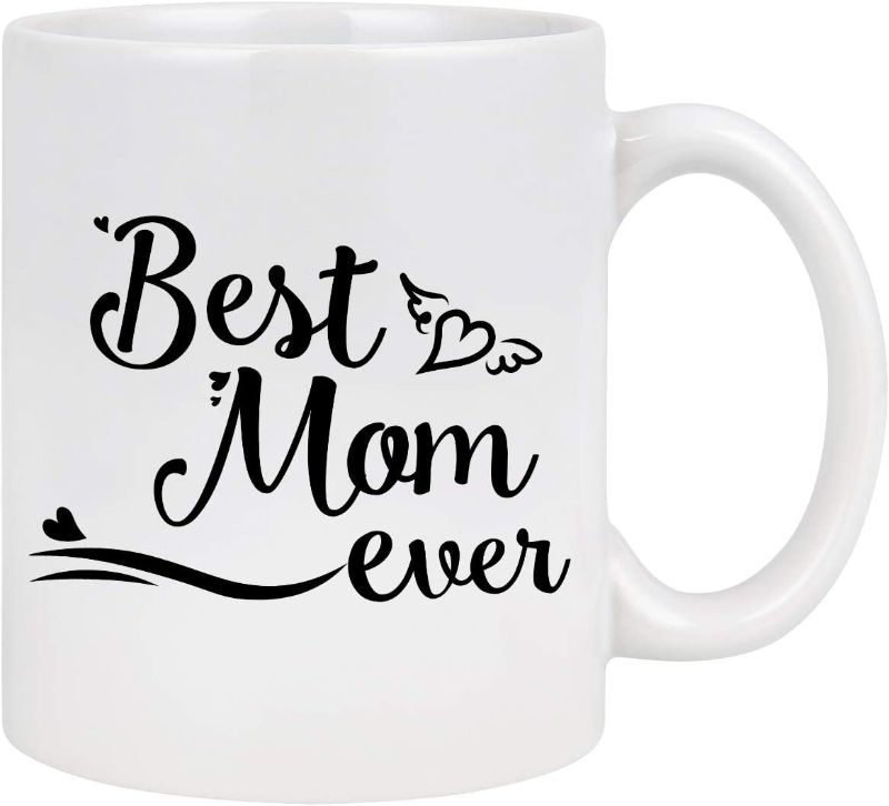 Photo 1 of Best Mom Ever Coffee Mug - Best Mom Gifts - Gifts for Mom - Mother Mothers Day Mom Gifts from Daughter Son - Birthday Gifts Coffee Mugs for mom 11Oz Mom Coffee Mug

