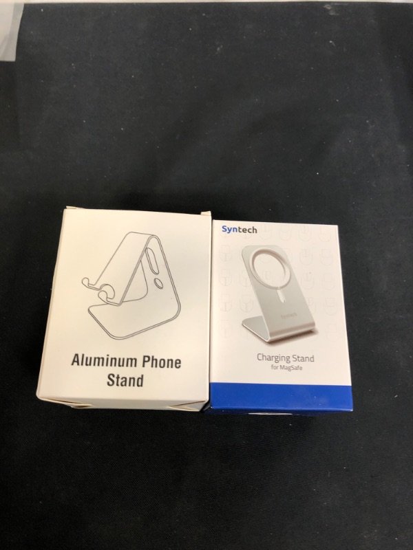 Photo 1 of 2PC LOT, PHONE STAND ADN PHONE CHARGING STAND 