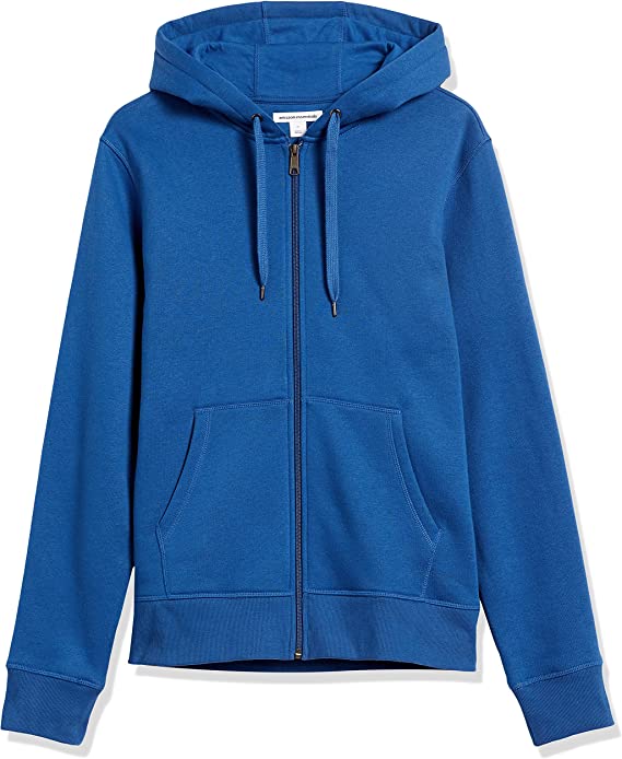 Photo 1 of Amazon Essentials Men's Full-Zip Hooded Fleece Sweatshirt, SIZE M 