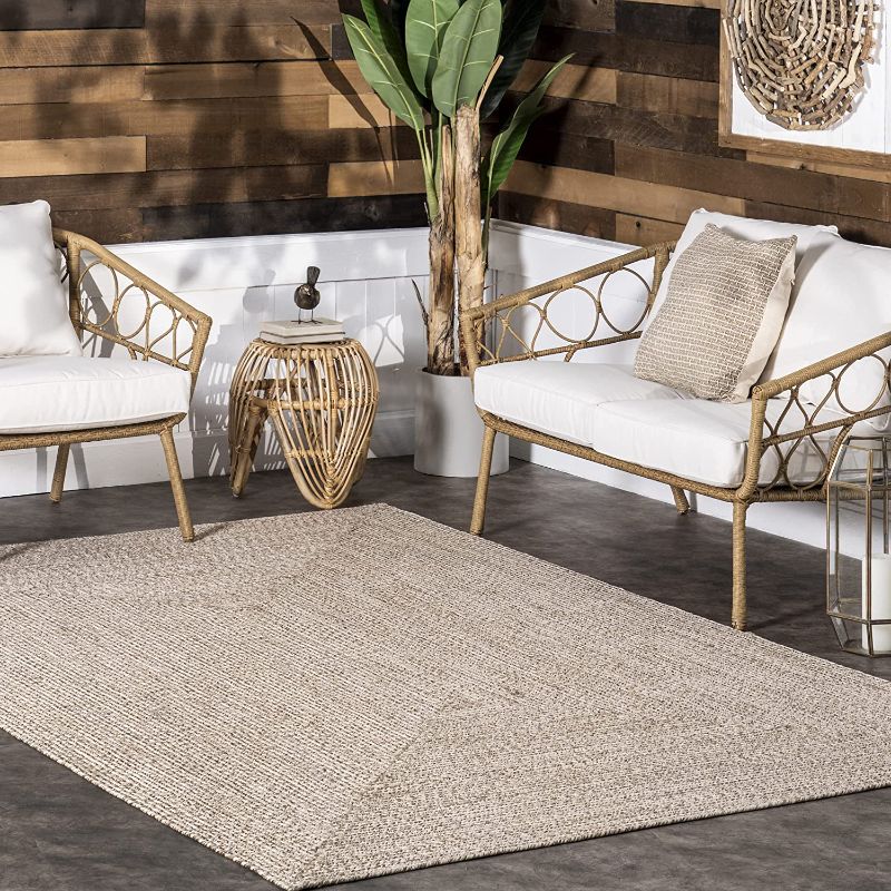 Photo 1 of 
nuLOOM Wynn Braided Indoor/Outdoor Area Rug, 10' Square, Tan
Size:10' Square
Color:Tan
