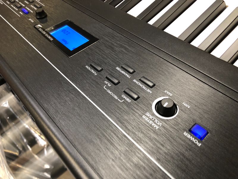 Photo 8 of Alesis Recital Pro | Digital Piano/Keyboard & RockJam Xfinity Heavy-Duty, Double-X, Pre-Assembled