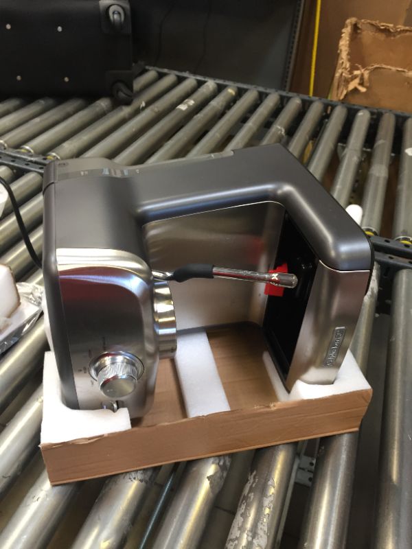 Photo 5 of Calphalon Espresso Machine with Tamper, Milk Frothing Pitcher, and Steam Wand, Temp iQ 15-Bar Pump, Stainless Steel
