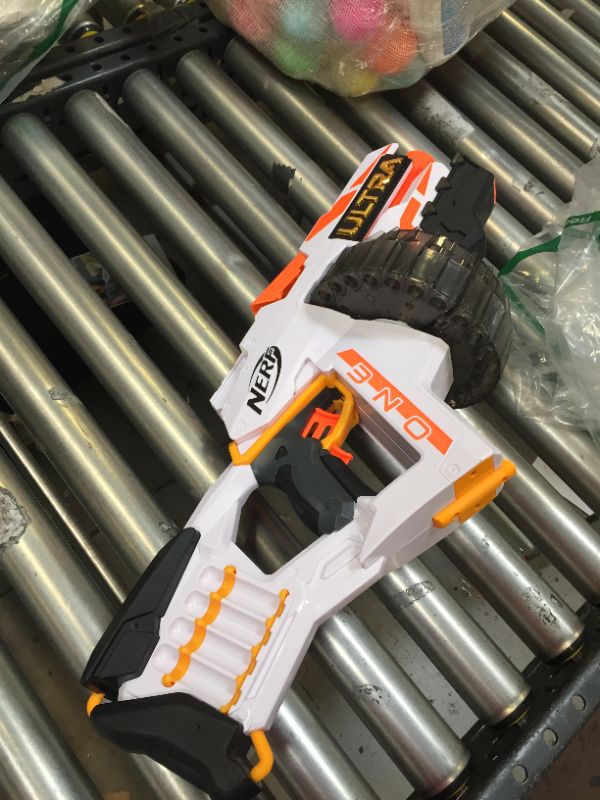 Photo 3 of Nerf Ultra One Motorized Blaster -- 25 Nerf Ultra Darts -- Farthest Flying Nerf Darts Ever -- Compatible Only with Nerf Ultra One Darts (Amazon Exclusive)----POSSIBLY MISSING SOPME PARTS --------
