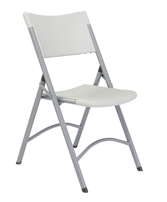 Photo 1 of 600 Series Heavy Duty Plastic Folding Chair, Speckled Grey