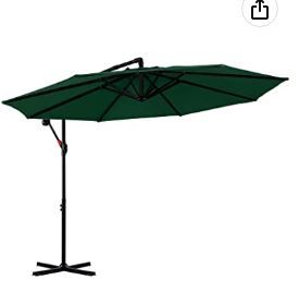 Photo 1 of ABCCANOPY Patio Umbrellas Cantilever Umbrella Offset Hanging Umbrellas---POSSIBLY MISSING PARTS ------
