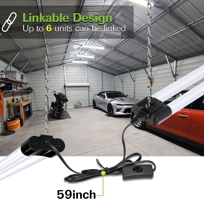 Photo 1 of 1 BBOUNDER LINKABLE LED UTILITY SHOP LIGHTS 4FT 4000LM 48INCH INTERGRATED FIXTURE FOR GARAGE 