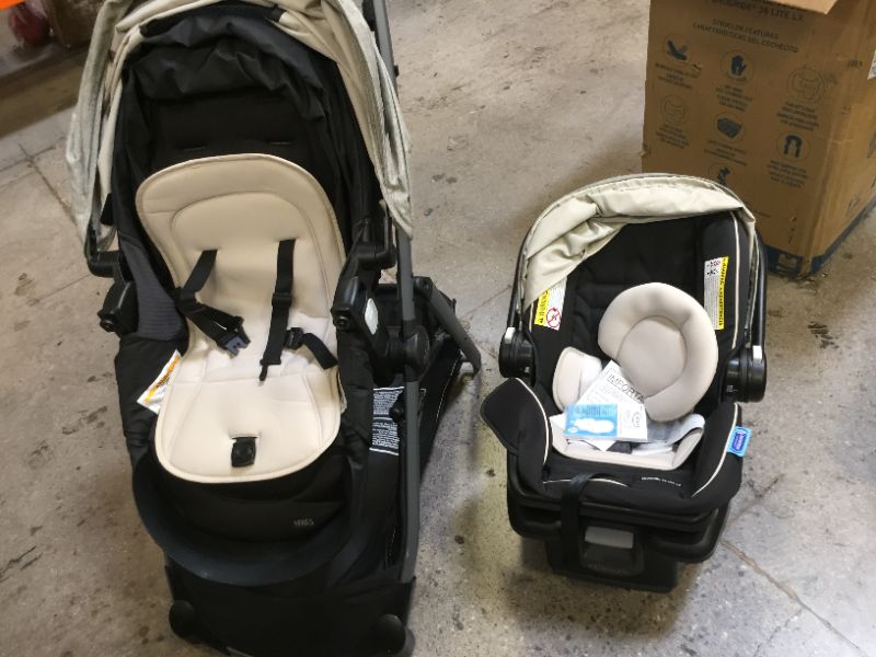 Photo 2 of Graco Modes Element LX Travel System | Includes Baby Stroller with Reversible Seat, Extra Storage, Child Tray, One Hand Fold and SnugRide® 35 Lite LX Infant Car Seat, Lynwood
