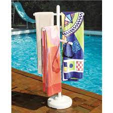 Photo 1 of  Swimline Hydrotools 89032 Swimming Pool Spa Weighted Poolside Towel Rack

