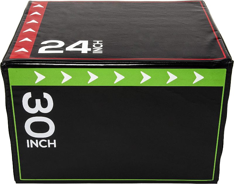 Photo 1 of BalanceFrom 3 in 1 20 Inch 24 Inch 30 Inch Foam Plyometric Box Jumping Exercise
