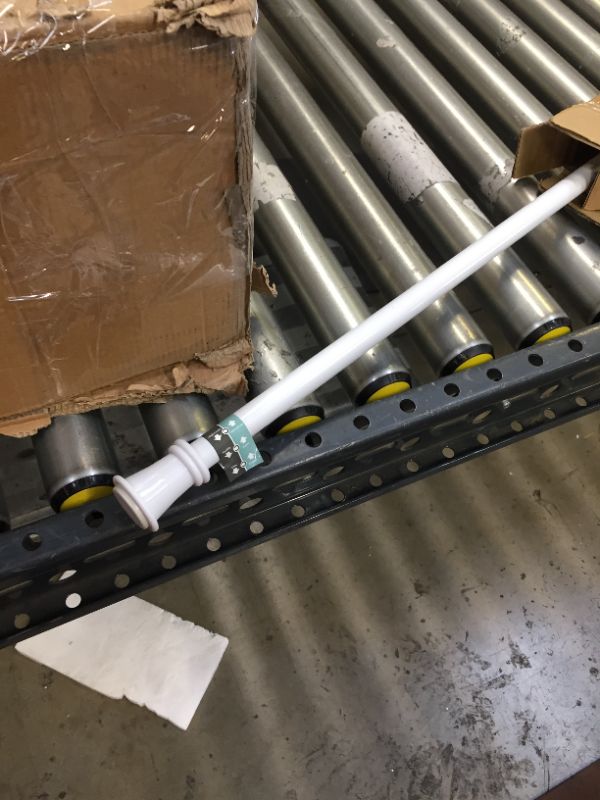Photo 1 of Easy Install Telescoping Tension Window Curtain Rod, No Tools Needed, 51" - 120", White
