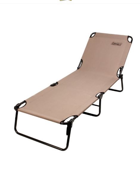 Photo 1 of Coleman Convertible Cot and Lounge Chair with 6 Reclining and Folding Positions
