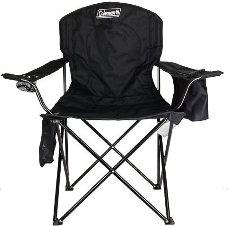 Photo 1 of Coleman Camping Chair with Built-in 4 Can Cooler----used and there is still sand on the chair -------
