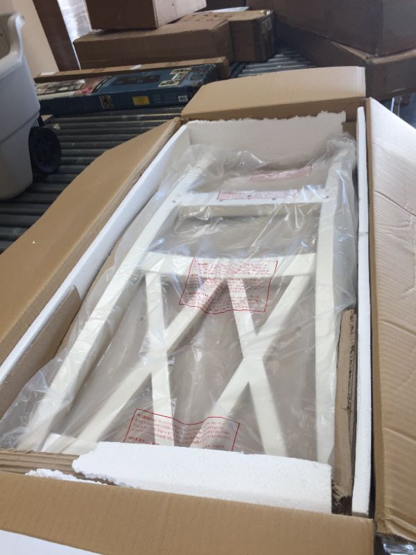 Photo 4 of Crosley Furniture Shelby Dining Chairs (Set of 2), Distressed White------the legs are in the package -----------
