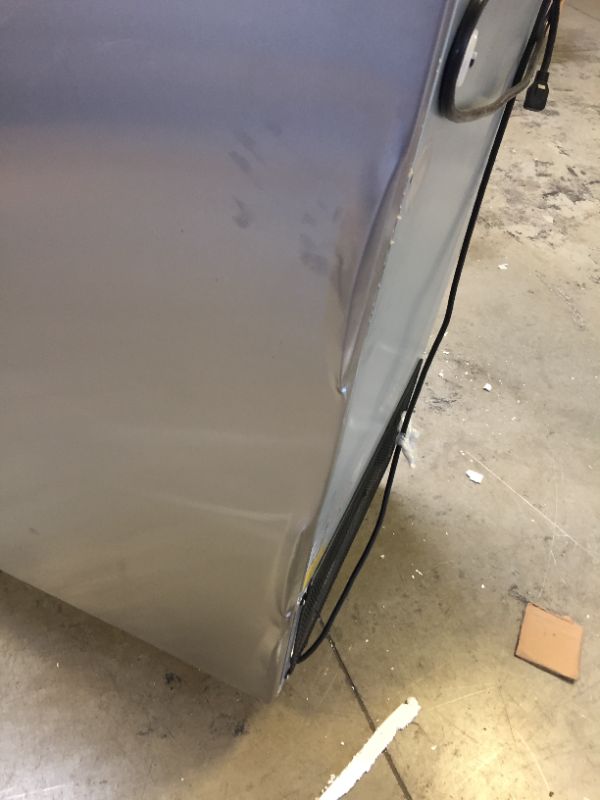 Photo 3 of Arctic Air AR23 26.75-Inch One Section Reach-in Commercial Refrigerator, 23 cu. ft, Single Solid Door, Stainless-Steel-=--------there is many dents does work but has some trouble closing from the dent in the bottom corner ----------view pictures for refer