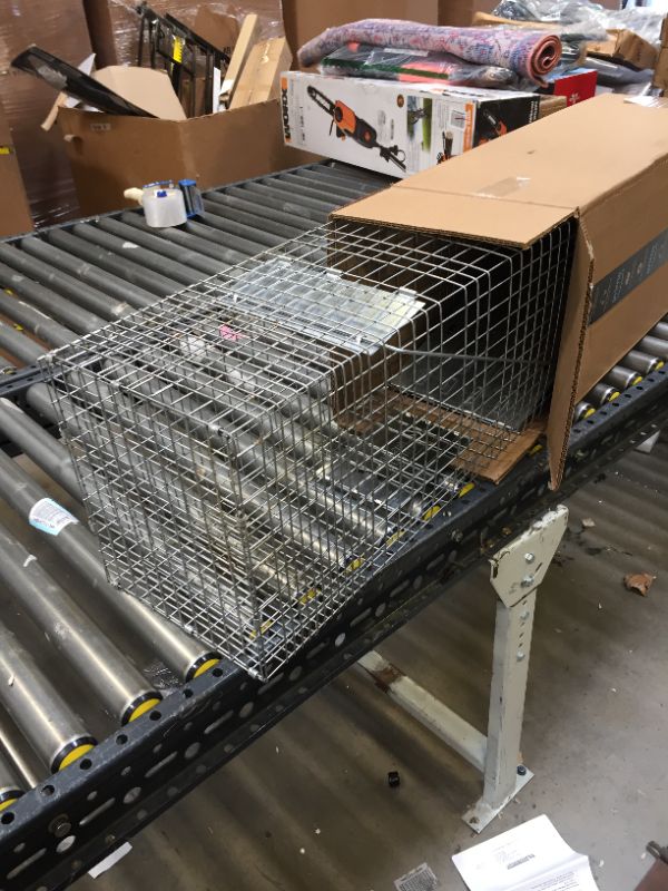 Photo 2 of Havahart 1079SR Large 1-Door Humane Catch and Release Live Animal Trap for Raccoons, Cats, Bobcats, Beavers, Small Dogs, Groundhogs, Opossums, Foxes, Armadillos, and Similar-Sized Animals
