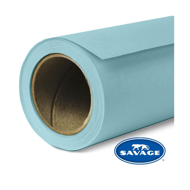 Photo 1 of SAVAGE 107" X 36' #2 SKY BLUE SEAMLESS BACKGROUND PAPER
