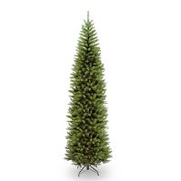 Photo 1 of 9ft Unlit Pencil Kingswood Fir Artificial Christmas Tree - National Tree Company BOX 1 OF 2, REQUIRES OTHER BOX FOR COMPLETE ASSMEBLY. 

