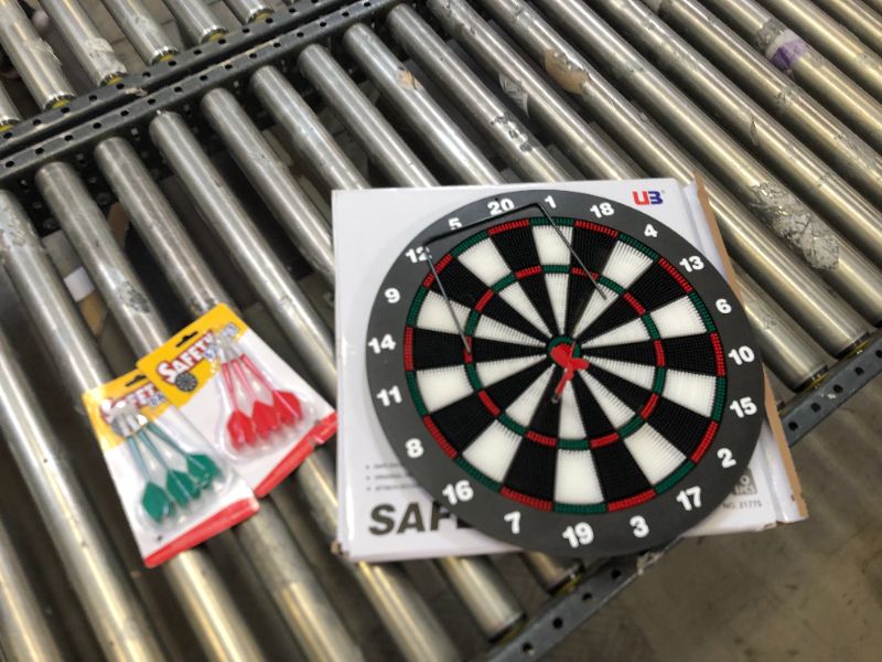 Photo 3 of Dart Board for Kids Dart Board for Camping Dart Board with 8 Soft Tip Darts, Dart Game for Kids, 7-12 Year Old Boys Gift Ideas, Gifts for 7 Year Old Boy
