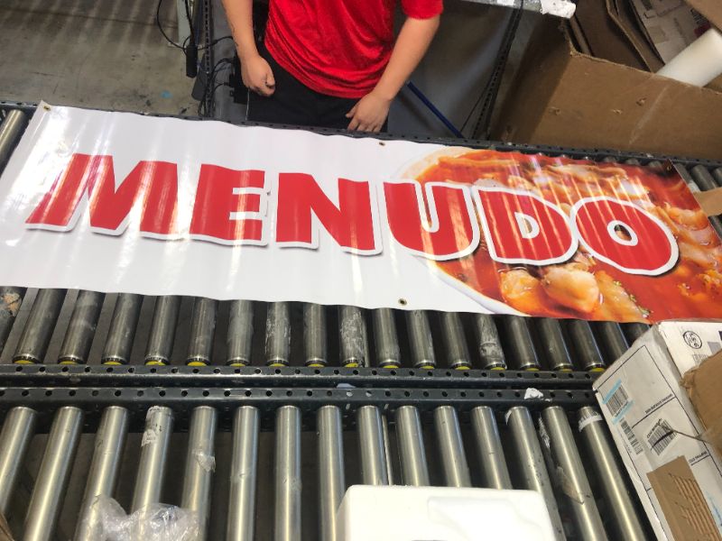 Photo 1 of 69"x24" menudo sign 