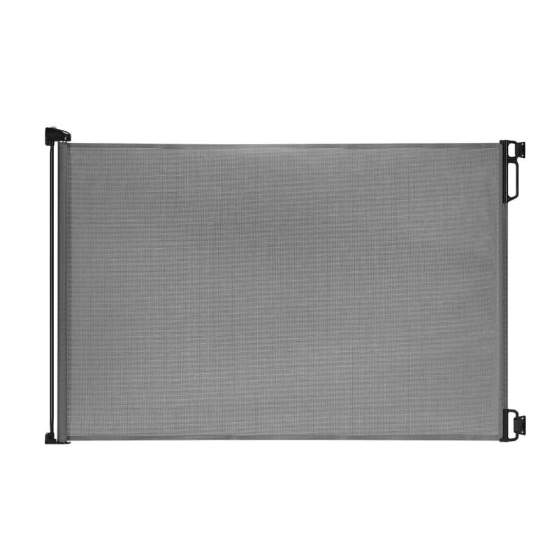 Photo 1 of  Indoor Outdoor Retractable pet Gate, 33" Tall, Extends up to 55" Wide, Grey
