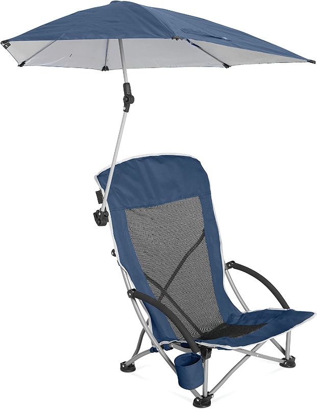 Photo 1 of Sport-Brella Beach Chair with UPF 50+ Adjustable Umbrella
